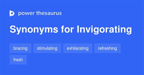 invigorating synonym.